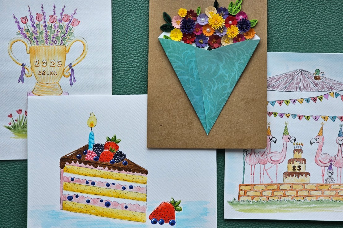 DIY Handmade Cards 2026 – 7 Designs – Birthday, Mother’s Day – Quilling,&nbsp;Watercolour
