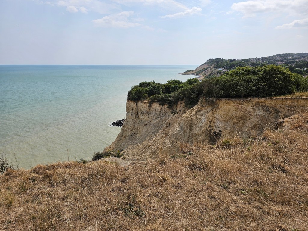 Tall cliffs of Hastings Country Park