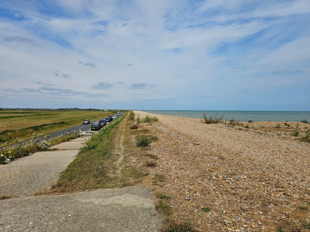 A path along the beach from Pett to Rye Harbour