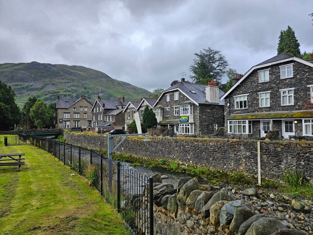Stone houses in Glenridding village, Lake District, England