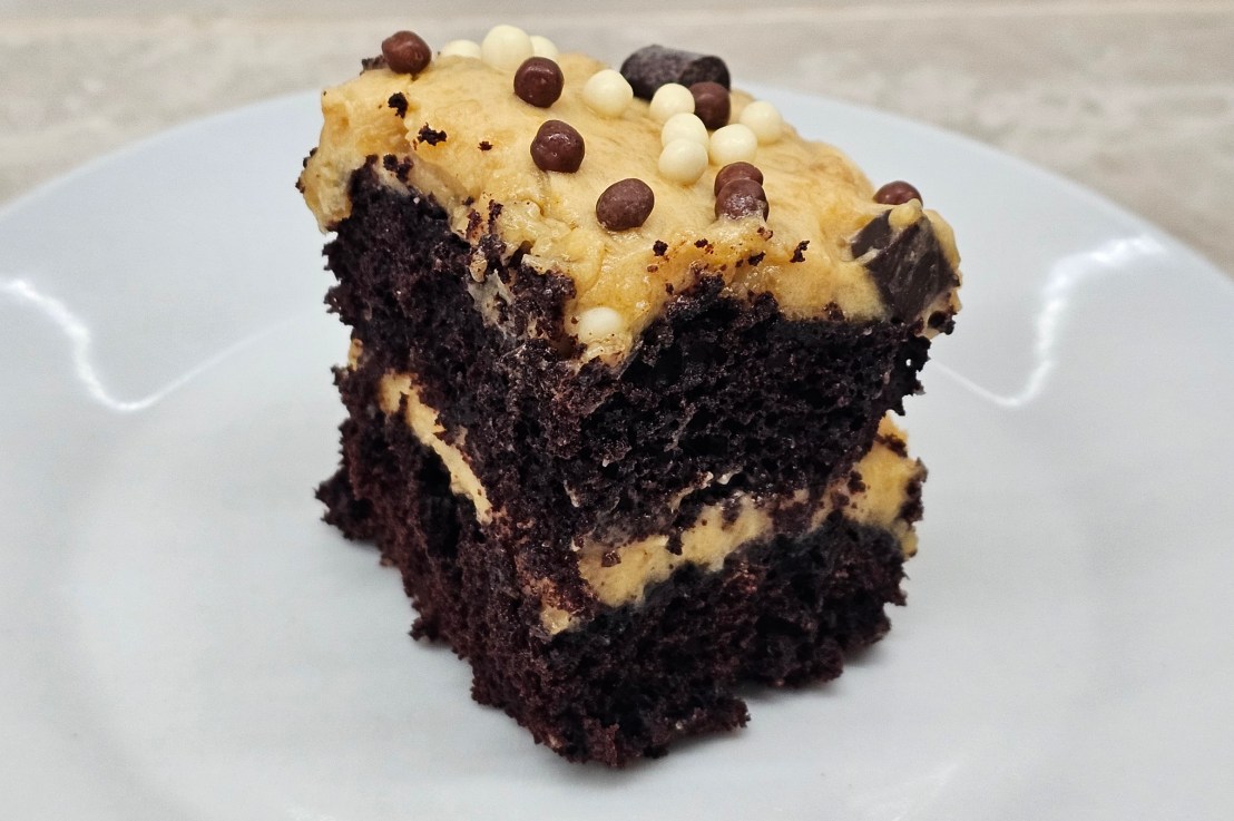 Egg-Free Dairy-Free Chocolate Cake With Salted Peanut Butter&nbsp;Icing