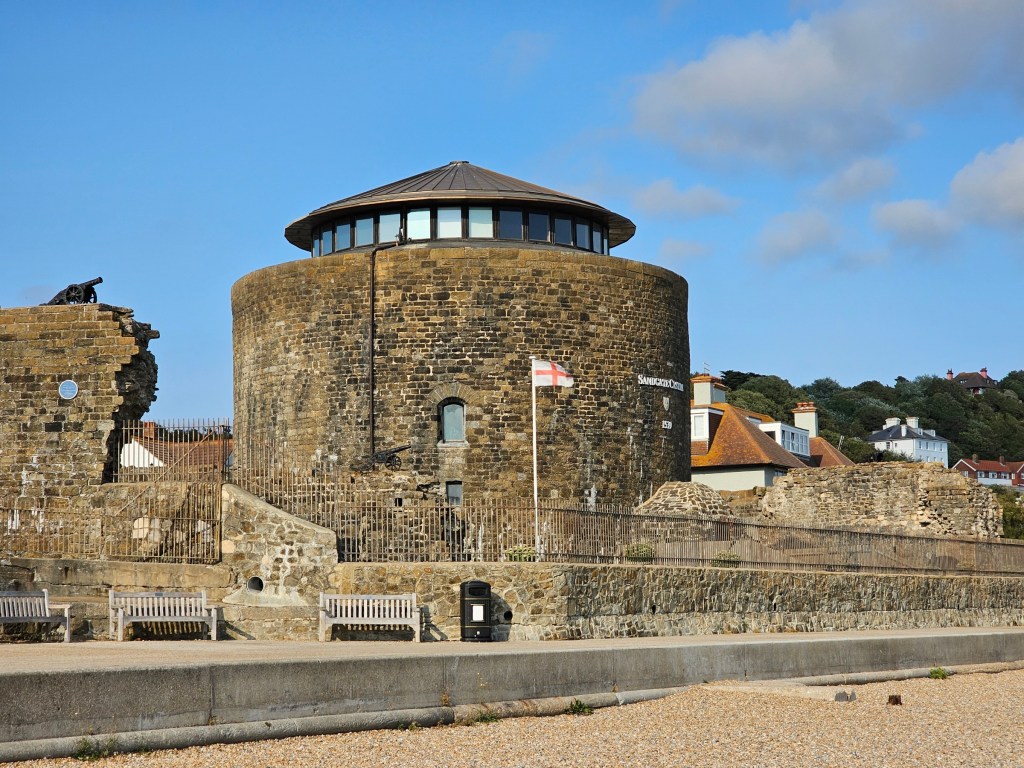 Sandgate castle by the beach
