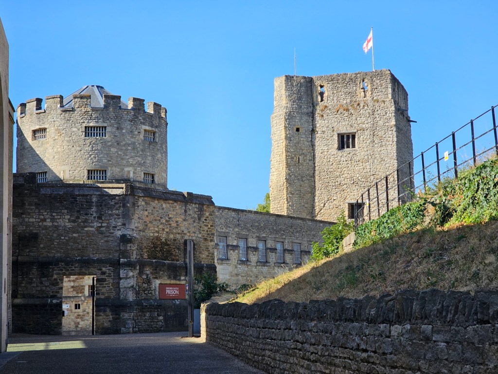 Oxford Castle seen from the outside