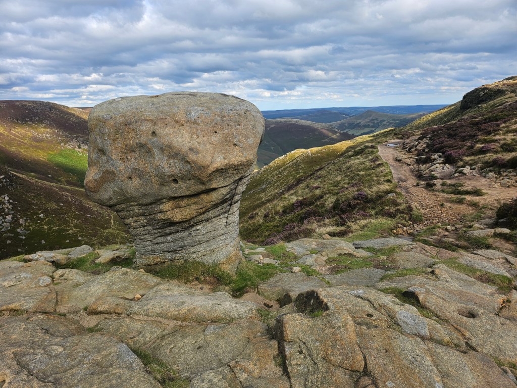 Woolpacks rock formations between Grindslow Knoll and Kinder Scout