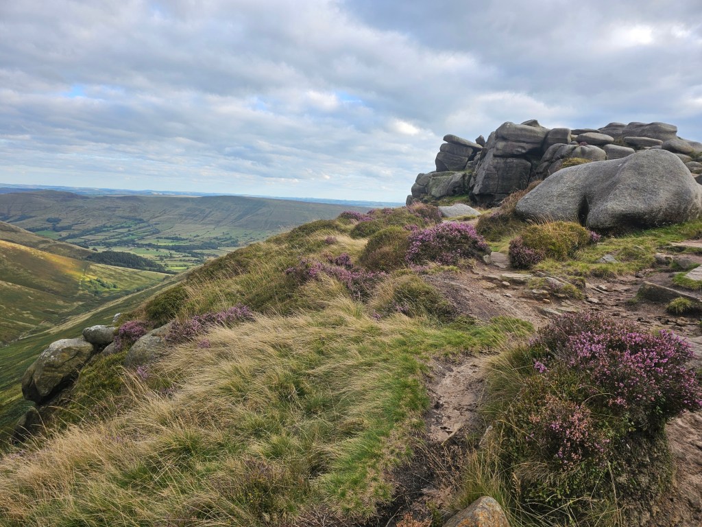 Woolpacks rock formations between Grindslow Knoll and Kinder Scout